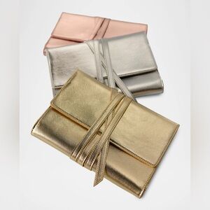 NWT NEIMAN MARCUS 🩷🩷PINK FOLDING TRAVEL JEWERLY CASE BAG